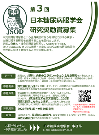 学術奨励賞ポスター